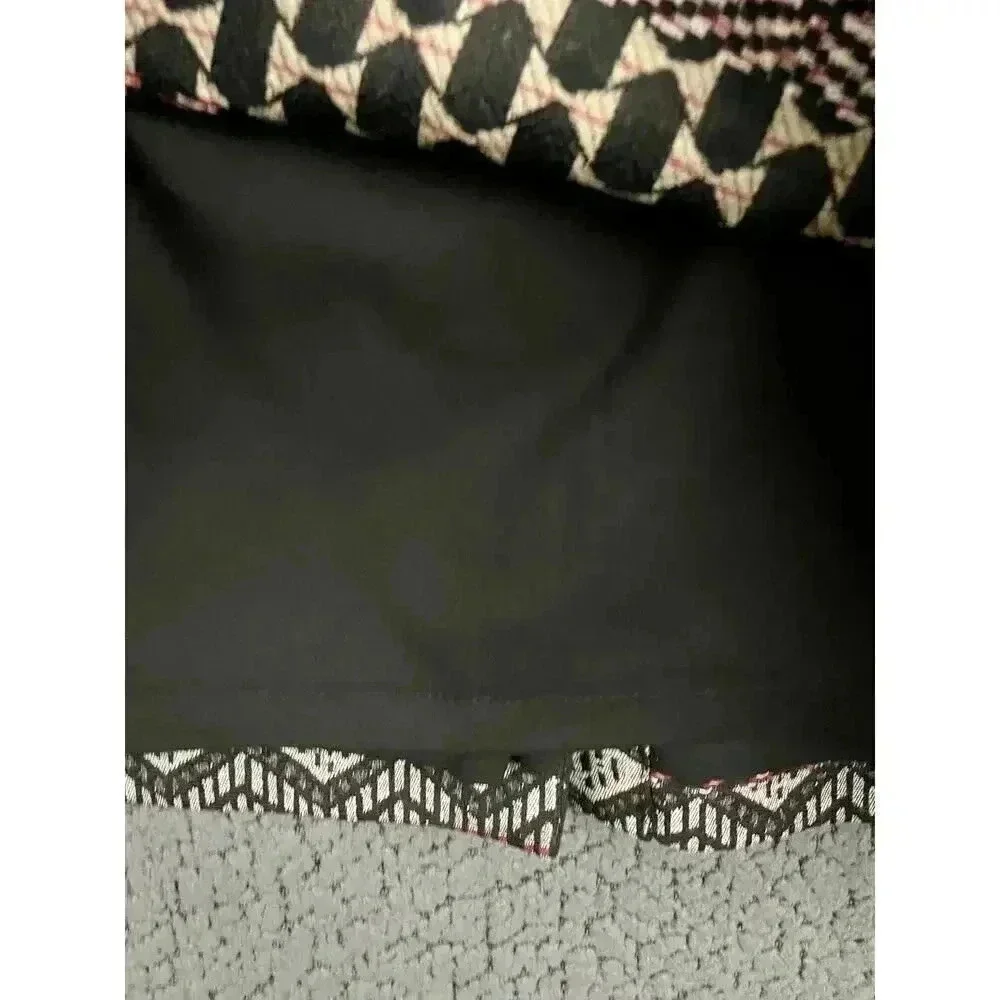 J Jill Lined Skirt MEDIUM Women's Tribal Aztec Pencil‎ Fitted Short Straight